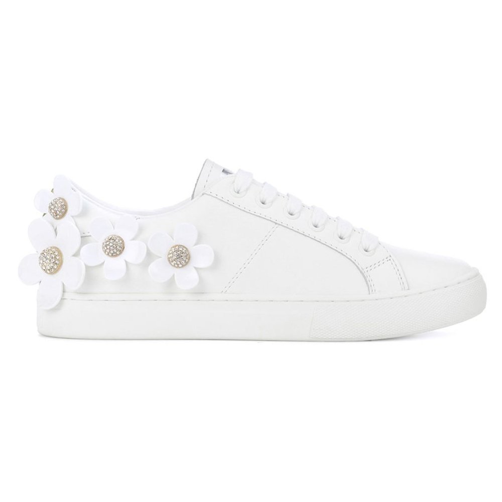 NEW Marc Jacobs Daisy Crystal-Flower Sneakers 37 7